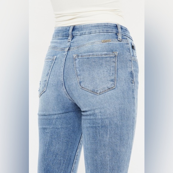 Kancan High Waist Cat's Whiskers Skinny Jeans - Picture 7 of 8